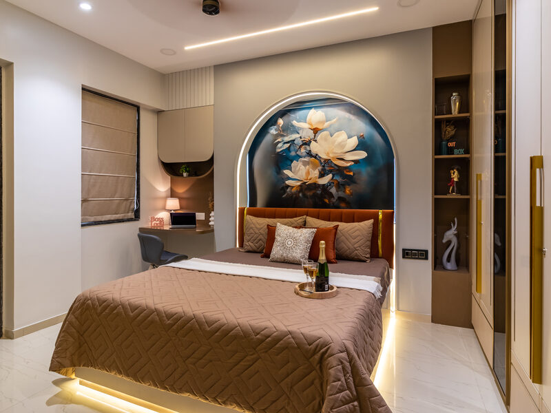 1 BHK compact interior design